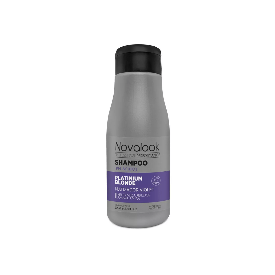 Shampoo Matizador Violeta 375ml Novalook Paseo De Belleza