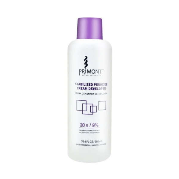 Oxidante Crema Oxigenada Y Estabilizada Primont X900Ml 20 Vol