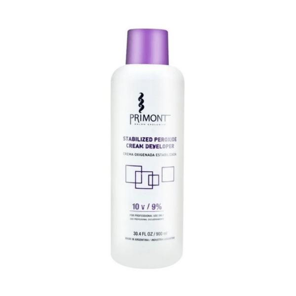 Oxidante Crema Oxigenada Y Estabilizada Primont X900Ml 10 Vol