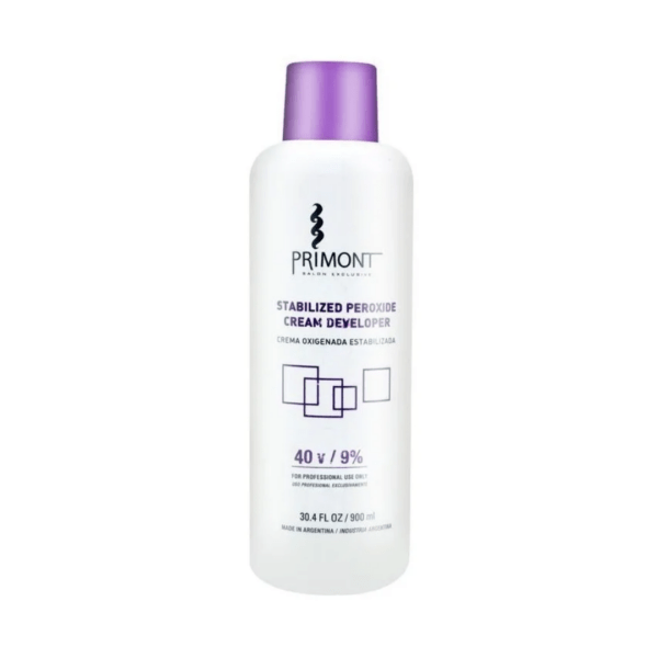 Oxidante Crema Oxigenada Y Estabilizada Primont X900Ml 40 Vol