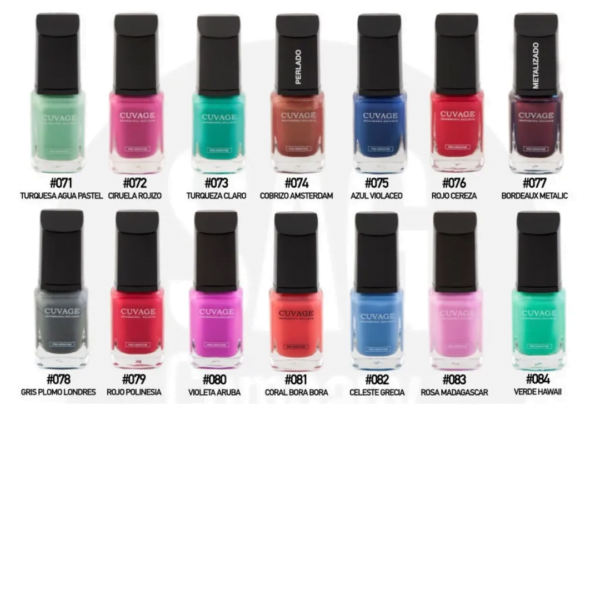 Promo Esmalte Tradicional Cuvage X 12 (Colores A ElecciÓN) - Imagen 4