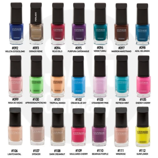 Promo Esmalte Tradicional Cuvage X 12 (Colores A ElecciÓN) - Imagen 5