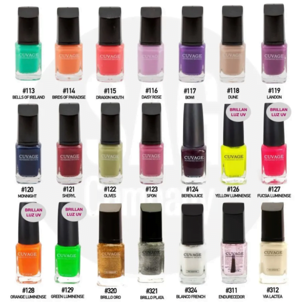 Promo Esmalte Tradicional Cuvage X 12 (Colores A ElecciÓN) - Imagen 2
