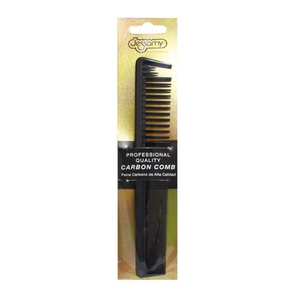 Peine Carbono Mediano con Separador Mecha P7612 - Imagen 3