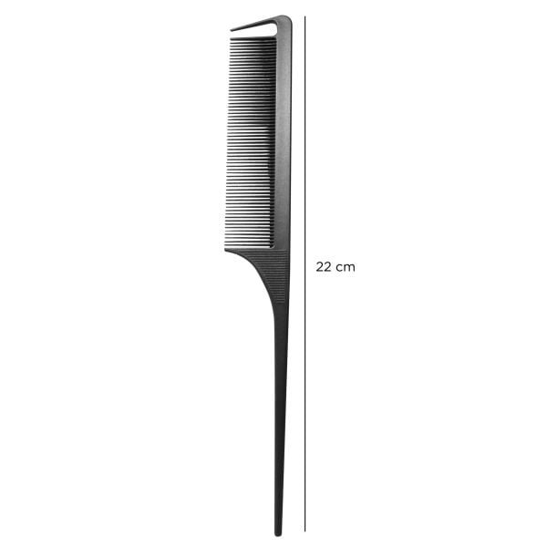 Peine carbono con cola P7617 - Imagen 2