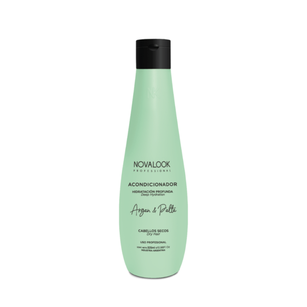 Argan y palta acondicionador para cabellos secos 325ml Novalook