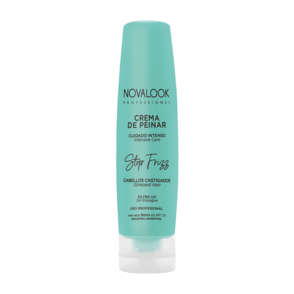 BTX Crema De Peinar Stop frizz para cabellos castigados 160ml Novalook